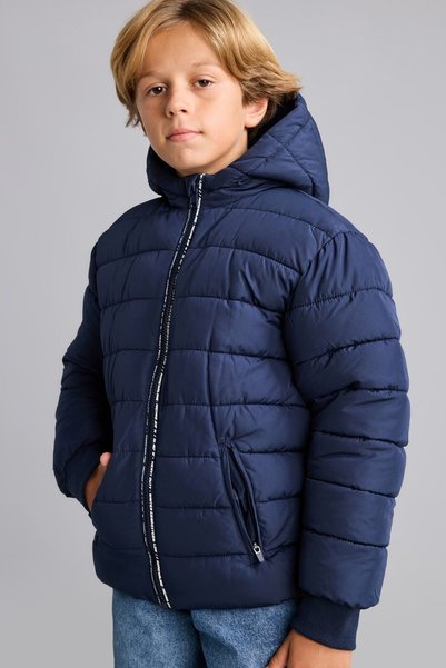DeFacto Hooded Taffeta Coat for Boys H0445A826Wn