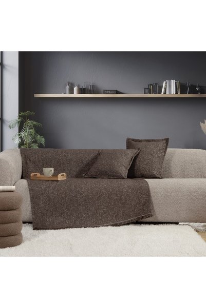 Nef Nef Homeware Nef-Nef Homeware Alamo 25 Καφέ Ριχτάρι για Τριθέσιο Καναπέ, ...