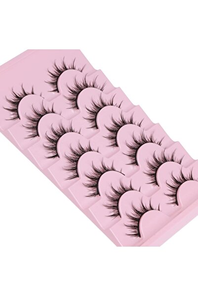 Yelajoy Manga Lashes Natural Look False Eyelashes Anime Lashes Mink Wispy Flu...