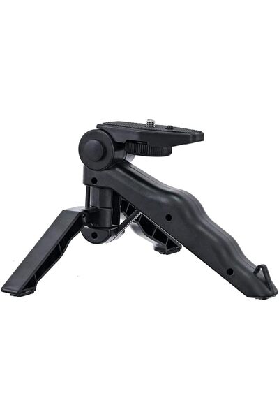 Generic Foldable 2-in-1 Mini Table Tripod Stand Hand Grip with 1/4" Screw Com...