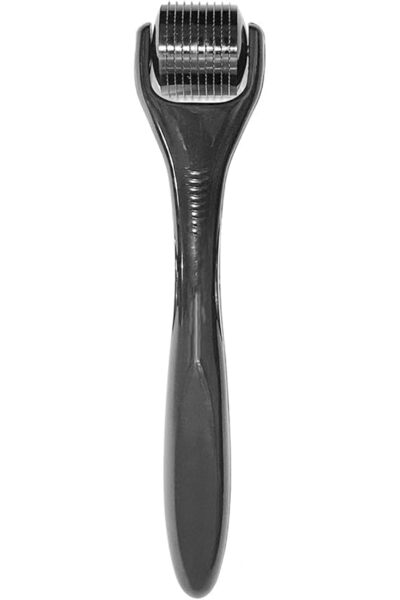 Tazweeq 0.25mm Titanium Derma Roller, Microneedle Face Scalp Beard (Black)