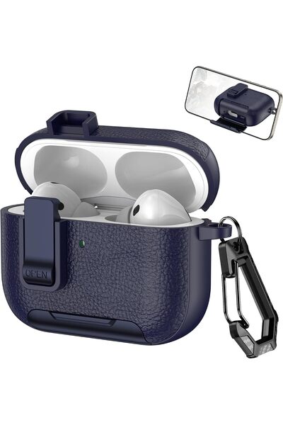 Generic Case for AirPods Pro 3 2025, Leather Texture Shockproof Protective Co...