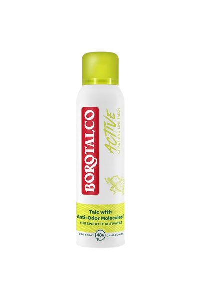 Borotalco Spray Deodorant Activ cu Citrice și Lămâie, 150ml
