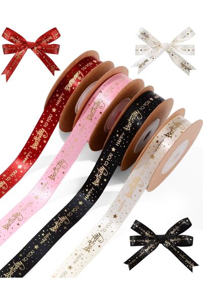 Generic Happy Birthday Ribbons, Birthday Cake Ribbon, Birthday Celebration Ri...