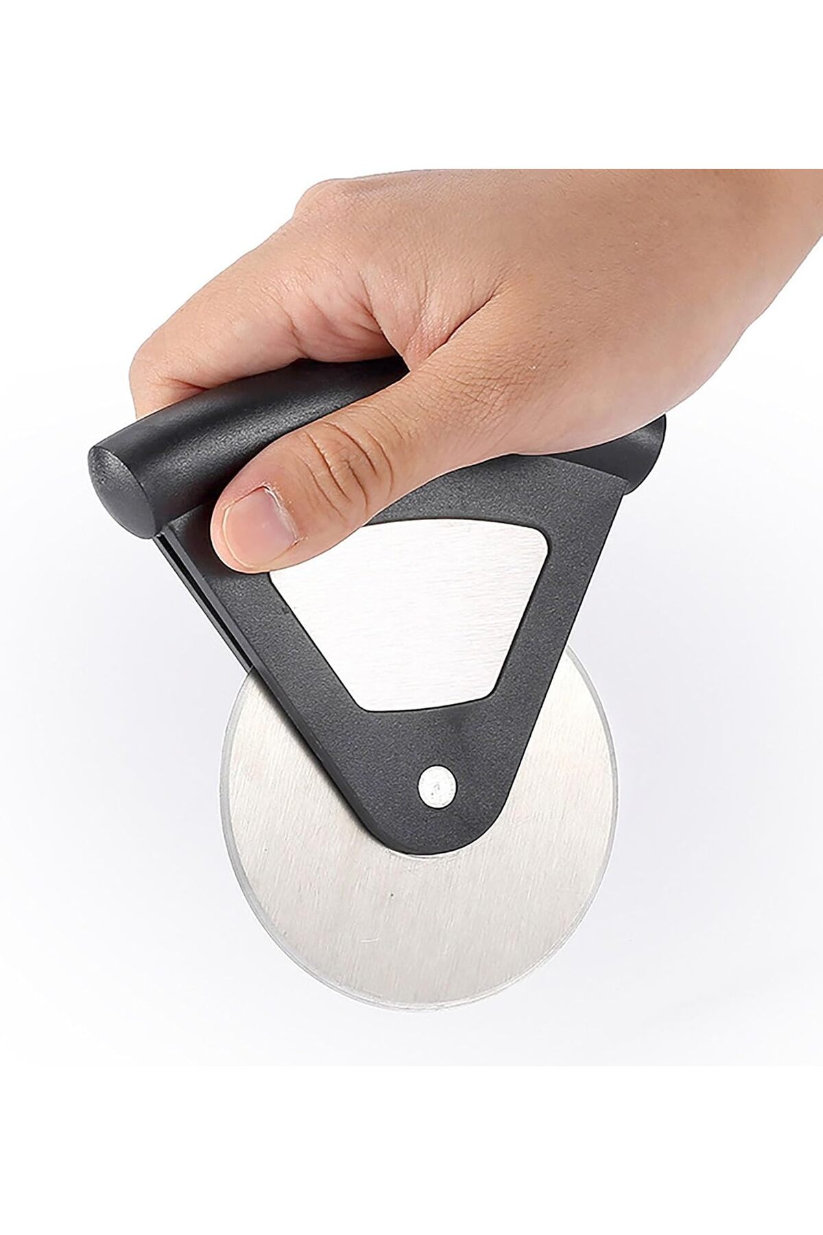 Arabest Stainless Steel Wheel Pizza Cutter,4.3 Inch Round Slicing Tool with S...