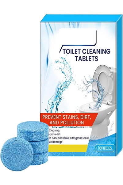 Arabest Toilet Bowl Cleaner Tablets,Foam Stain Remover and Deodorizer,16 Pieces