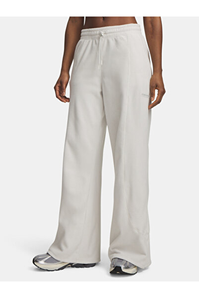 Under Armour Pantaloni UA Performance Fleece - Pantaloni sport de damă, Alb