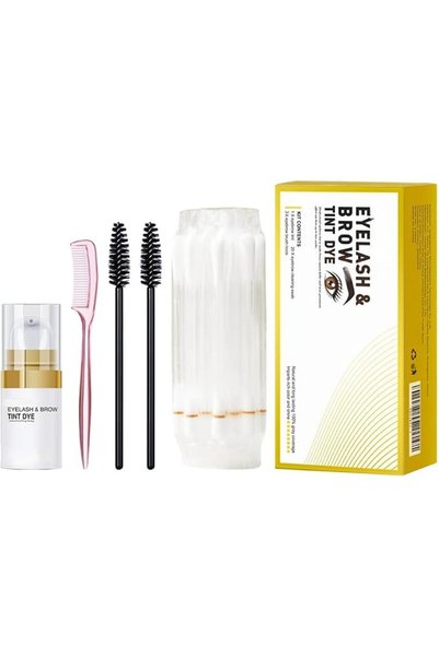 Yelajoy Eyebrow Color Kit, Instant Eyebrow & Eyelash Color Kit with Natural E...