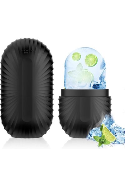 Tazweeq Ice Roller for Face and Eye, Reusable Silicone Ice Facial Roller Ice ...