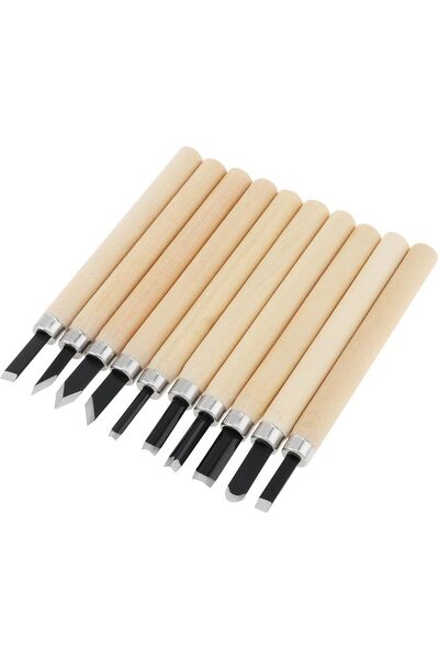 Arabest 12-Piece Wood Carving Tools Set,Professional Woodworking Chisels for ...