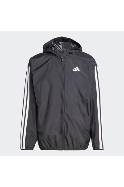 adidas Essentials 3 Μαύρο - Λευκό Ανδρικό Αδιάβροχο & Αντιανεμικό JE6325