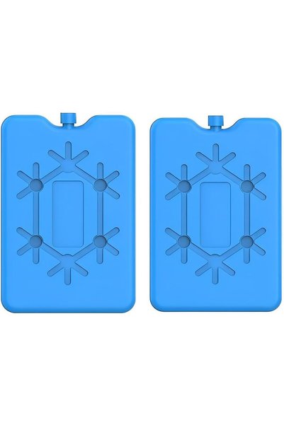 Arabest 2-Piece Reusable Ice Packs for Lunch Boxes,Long-Lasting Freezer Block...