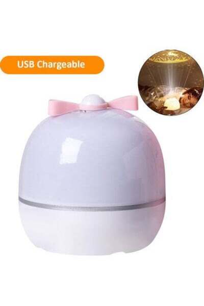 HALAMODO Night Light Projector Bedroom 360° Rotating Led Lighting Lamp Multic...