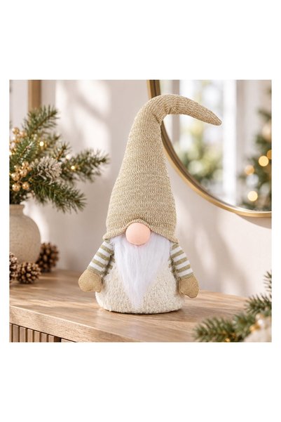 OEM FIGURA GNOME SAMPANIU Căciulă 40 cm de Crăciun – Decor Festiv pentru Casă...