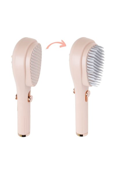 OEM Perie de Păr Ovală Somon 21 cm cu Curățare Automată și Masaj – Îndepărtar...