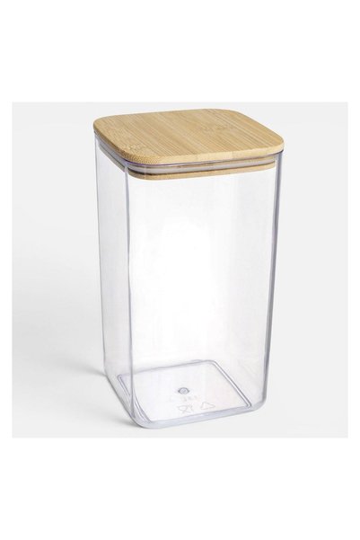 OEM Recipient pentru Depozitarea Alimentelor din Plastic cu Capac din Bambus ...