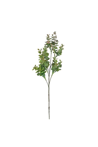 OEM Ramură Decorativă cu Frunze Verzi Flori Roz Artificiale 51 cm – Decor Rea...