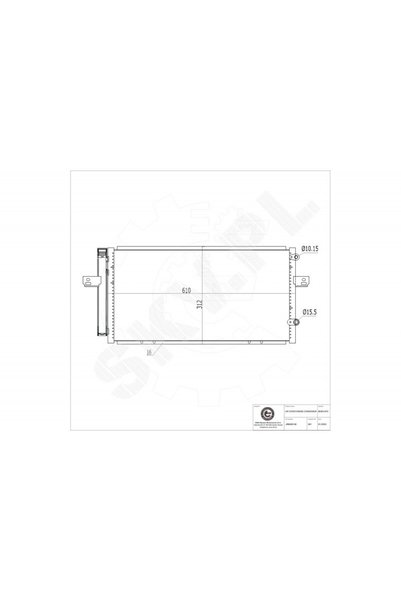 ESEN SKV Radiator climatizare MG ZT-T Rover 75 JRB000140