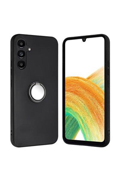 OEM Θήκη Σιλικόνης TPU με Δαχτυλίδι Στήριξης για Samsung Galaxy A56 5G - Μαύρο