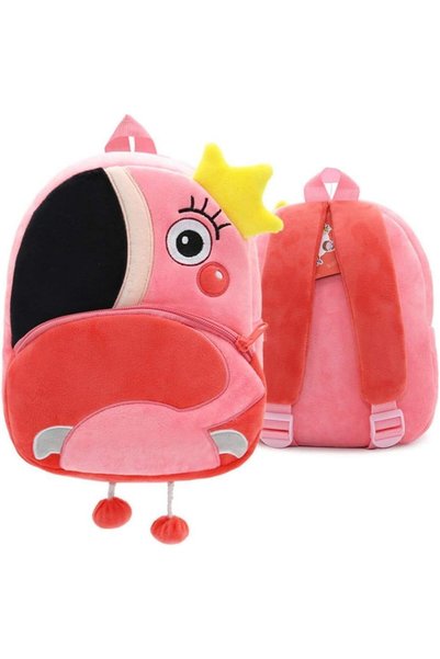 Arabest Plush Animal Cartoon Toddler Backpack,Mini Kindergarten Rucksack for ...