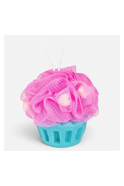 OEM Burete de Baie Fancy Cupcake cu Plasă Fucsia și Șnur – Curățare și Uscare...