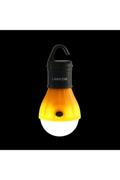 Lawazim فانوس تخييم LED - إضاءة خيمة تعمل بالبطارية مع خطاف للتعليق، 3 أوضاع للطوارئ