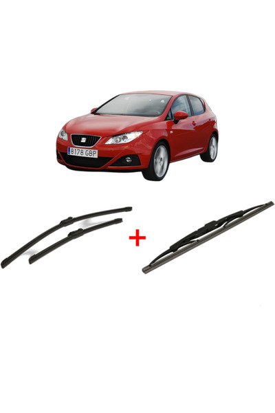 Bosch Set of 3 Wiper Blades for SEAT IBIZA IV Hatchback Van (6J1) 2008-2015, ...