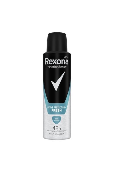 Rexona Men Active Shield Fresh Spray Deodorant Antiperspirant, 150 ml