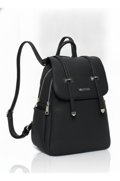 Valentini Gino Дамска раница от еко кожа с капак 9240-101, 23x31см