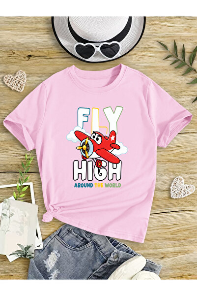 Let's Wear Μπλουζάκι με στάμπα Fly High