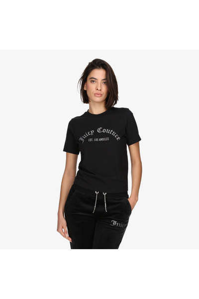 Juicy Couture Tricou Noah cu diamante arcuite
