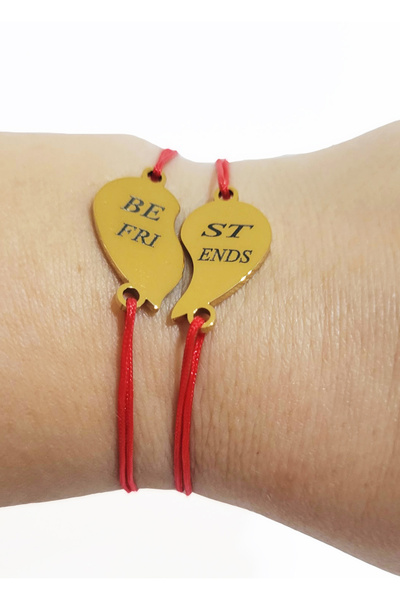 Generic Brand Set bratari jumatati de inimioara "Best Friends"