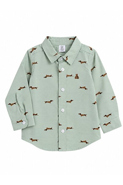 GAP Kids Gap Baby Boy Print Pattern Shirt Adaçayi