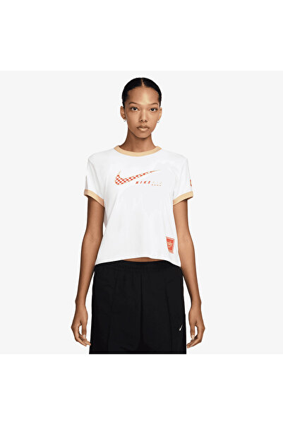 Nike Tricou club cu mânecă scurtă pentru femei, Moto RGR