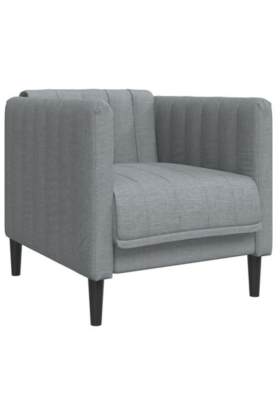 vidaxl Fotoliu, gri deschis, material textil