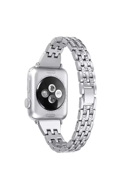 REDz Accessories Curea CrystalGlow pentru Apple Watch, Design elegant, Zale c...