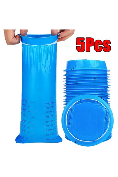 Choice 5Pcs 5-25Pcs 1000ML Portable Disposable Travel Car Airplane Motion Sic...