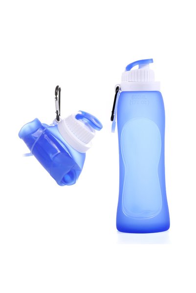 Generic Brand 2 Foldable Bottles 500 ml, Portable, Ideal for Sport and Travel