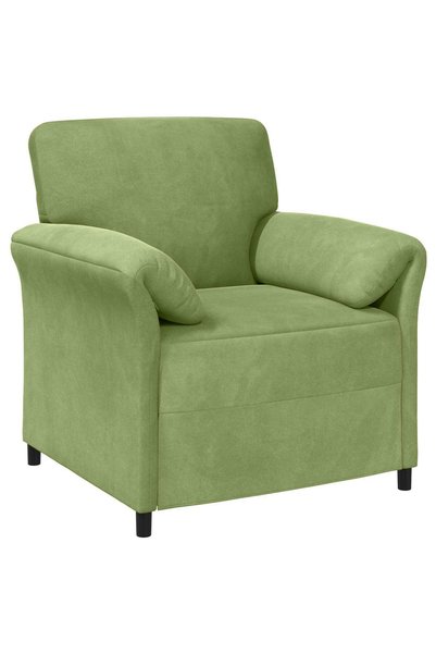 vidaxl Sofa cu un loc Verde deschis 88 x 83 x 95 cm Catifea