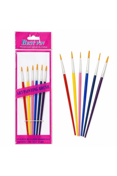 Reduceri Engros Pensule pentru Pictura 6/set Diferite Modele, 12/cut cu Maner...
