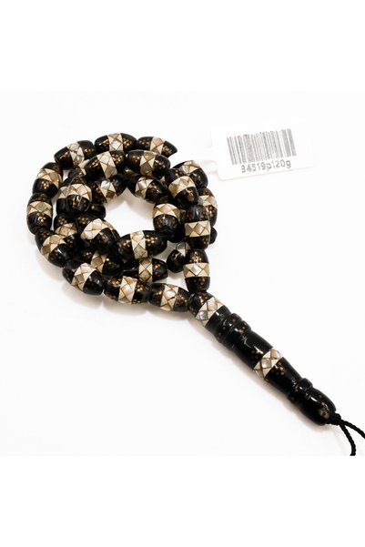 Generic Brand Egyptian Yusr Rosary – 33 Beads, 6–10mm Oval, 13g