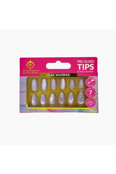Pinky Goat Classic French Pre-Glued Nails