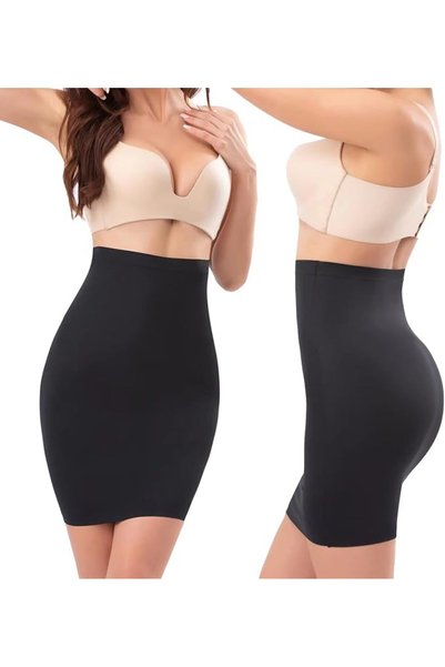 GENERAL 2 Pieces Half Slips for Women Seamless Dress Slip Under Dresses High ...