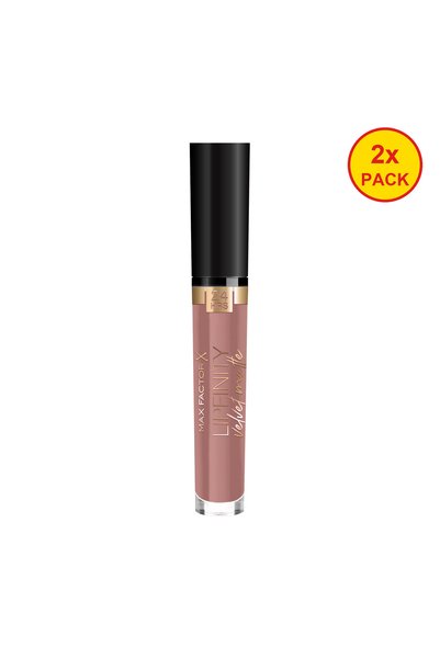 Max Factor Pachet 2x Ruj lichid mat catifelat Lipfinity 035 Maro elegant