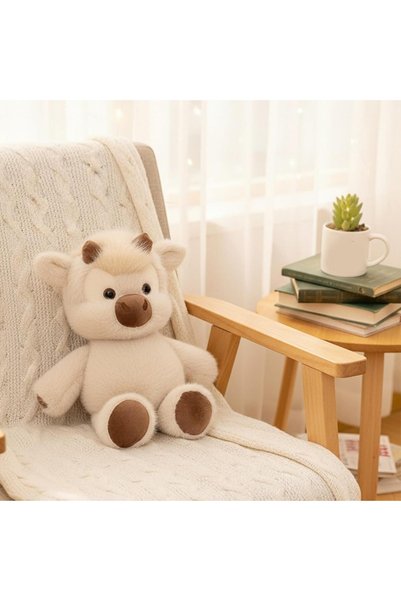 Heribom 45 Cm Büyük Boy Koşan İnek Peluş Oyuncak