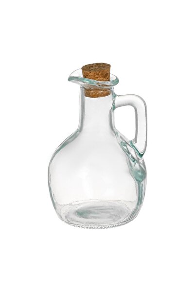 OEM Carafă din sticlă transparentă cu mâner și dop de plută, 160 ml