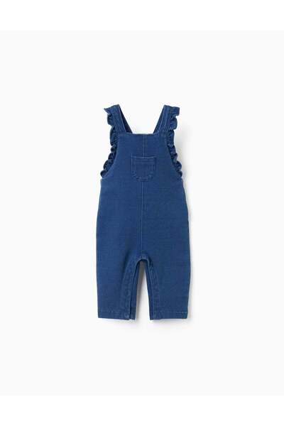 Ziddy Knit Denim Overall, Medium Denim