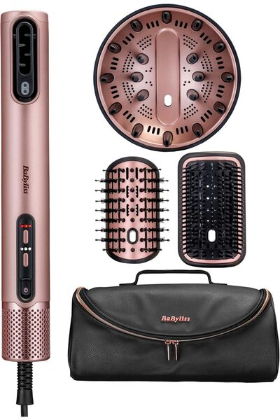 BABYLİSS Air Wand - Hair Dryer, Straightener and Styler in One & Diffuser