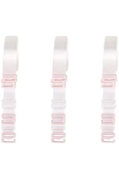 GENERAL Clear Bra Straps, 3-Pairs Invisible Non-Slip Adjustable Bra Straps fo...