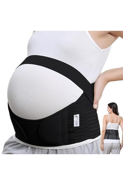 NeoTech Care حزام دعم الحمل، حزام للخصر/الظهر/البطن، دعامة للبطن (مقاس XXL، أ...